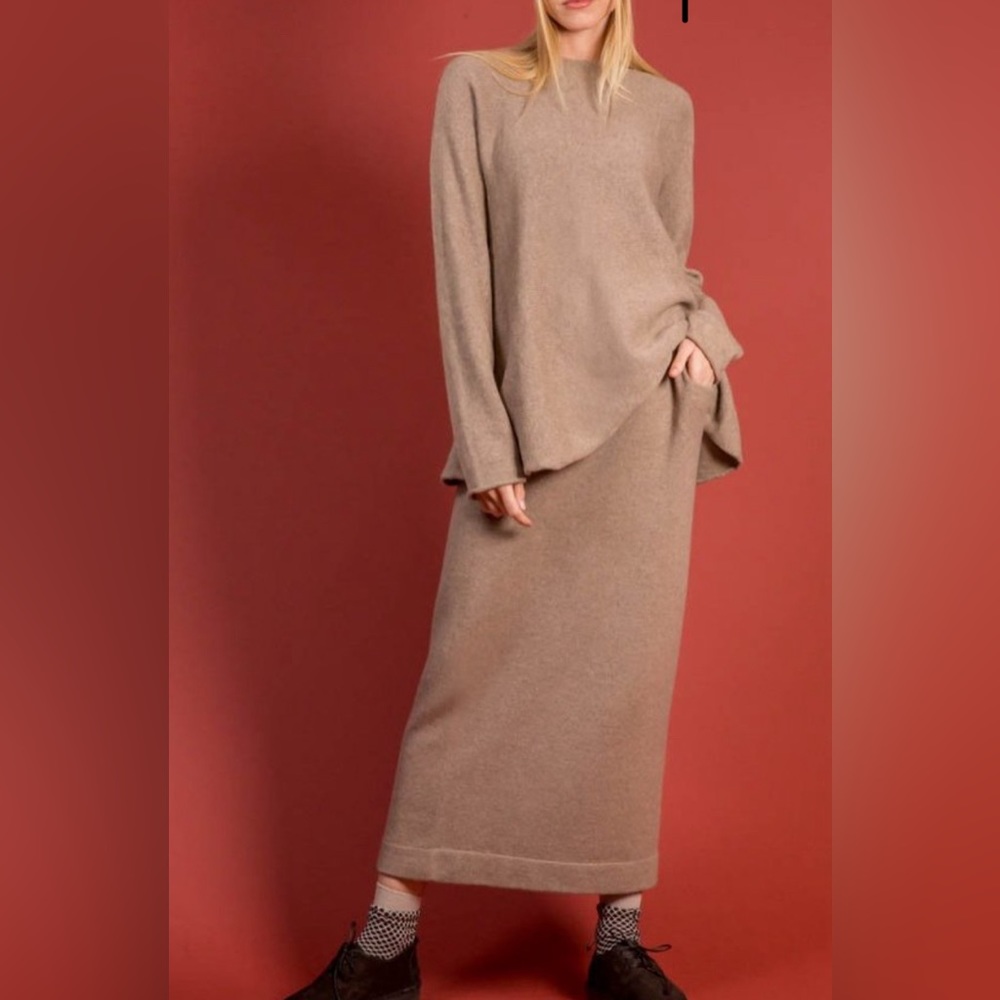 Lauren Manoogian Cashmere Tube Skirt